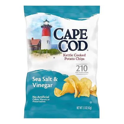 Cape Cod Chips Salt & Vinegar - 24ct