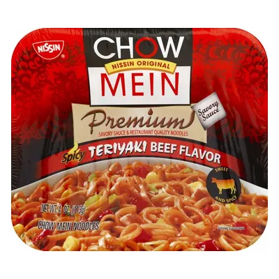 Nissin Chow Mein Spcy Tery Beef 4oz - 8ct