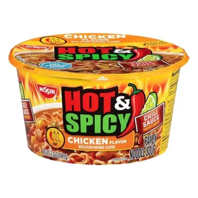 Nissin Hot & Spcy Chicken Bowl 3.3oz - 6ct
