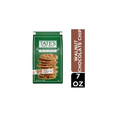 Tates Walnut Choc Chip Cookie 7oz - 6ct