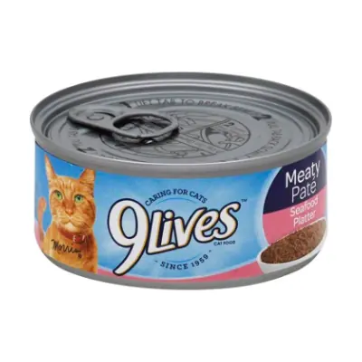 Cat, 9 Lives Seafood Platter 5.5oz - 1ct