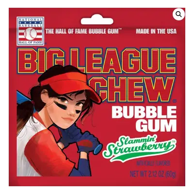 Big League Chew Strawberry - 12ct