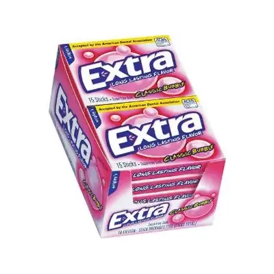 Extra Bubblegum Slim Pack - 10ct