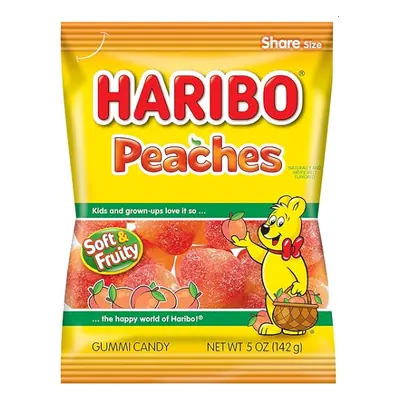 Haribo Peaches 5oz - 12ct