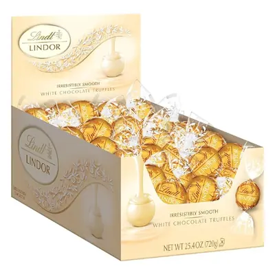 Lindor White Chocolate Truffles - 60ct