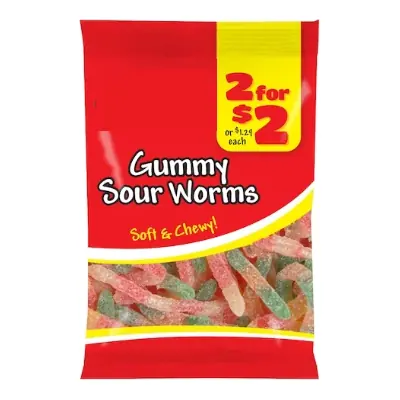 Uncle Ed Sour Gummy Worms