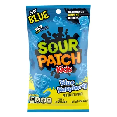 Sour Patch Peg Kids Blue 8oz - 12ct