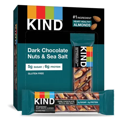 Kind Bar Dark Chocolate Nut Sea Salt - 12ct