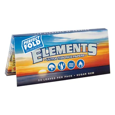 Elements Perf Fold 1-1/4 Ult Thin Rice Pap. - 25ct