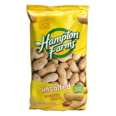 Peanuts In-Shell Hampton Unsalted 10oz - 1ct