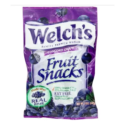 Welchs Peg Snacks Grape 5oz - 12ct