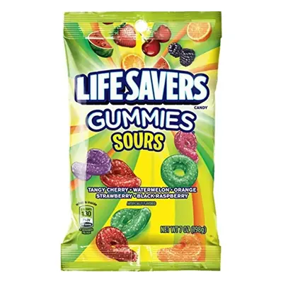 Lifesavers Peg Gummi Sours 7oz - 12ct