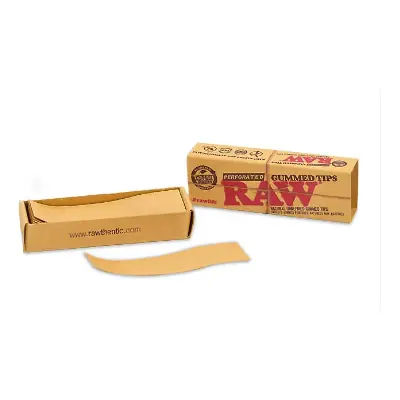 Raw Tips Gummed & Perforated - 24ct