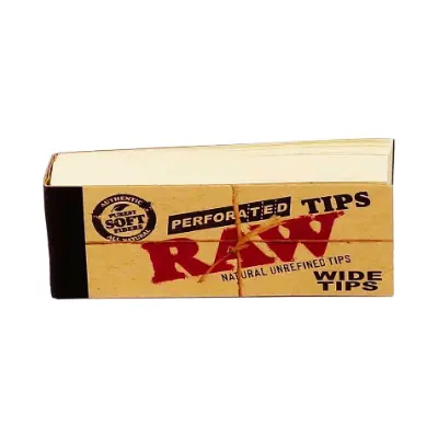 Raw Tips Perforated Wide Tips - 50ct