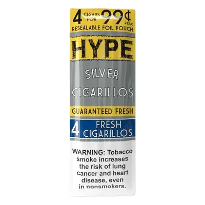 Hype Cigarillo Save on 4 Silver - 15ct
