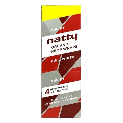 Natty Sweet Organic Hemp Wraps 4/99 - 15/4pk