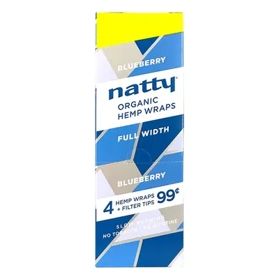 Natty Blueberry Organic Hemp Wraps 4/99 - 15/4pk