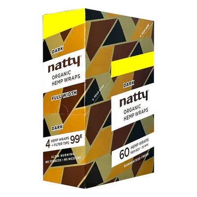 Natty Dark Organic Hemp Wraps 4/99 - 15/4pk