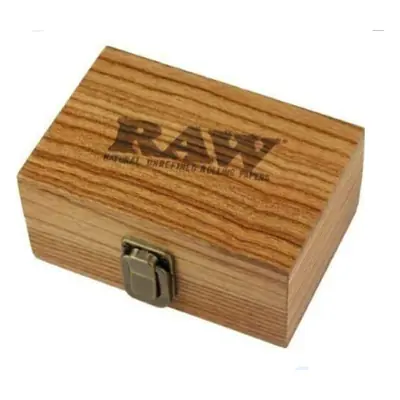 Raw Smoking Box Natural Wood - 1ct