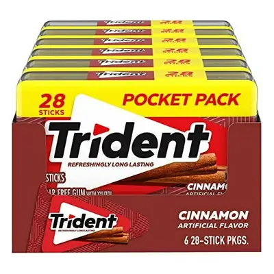 Trident Lrg Pk Cinnamon - 6ct