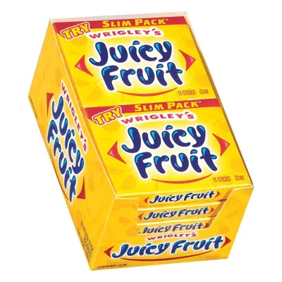 Wrigley Juicy Fruit Slim-Pack 10/15ct