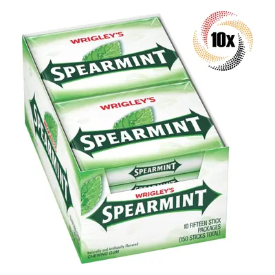 Wrigley Spearmint Slim-Pack 10/15ct