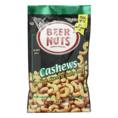 Beer Nuts Cashew 4oz - 12ct