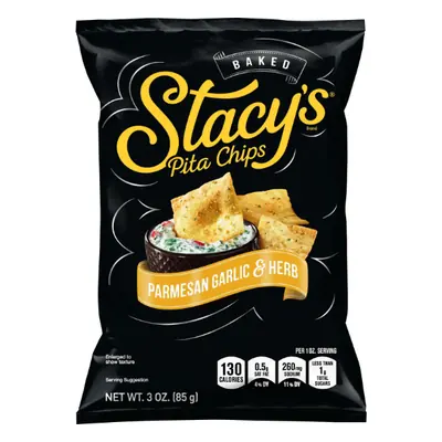 Stacys Pita Chips Garlic Herb 3oz - 6ct