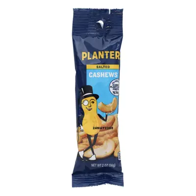 Planters Tube Cashews Salted 1.5oz - 18ct