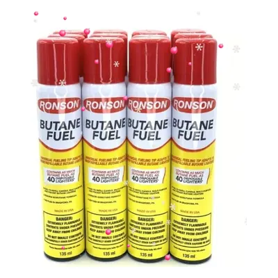 Ronson Butane 135ml - 12ct