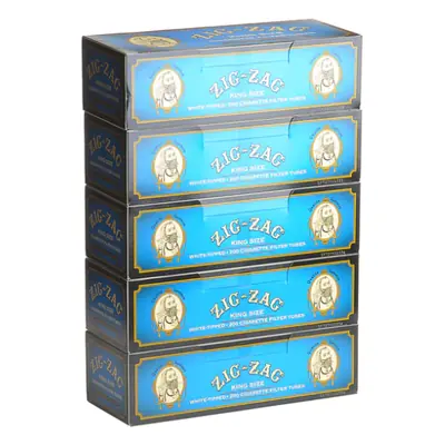 Zig Zag Tubes Blue - 5/200ct