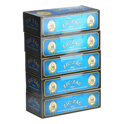 Zig Zag Tubes Blue 100mm - 5/200ct