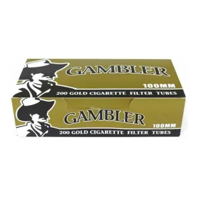 Gambler Tubes Gold 100mm - 5/200ct