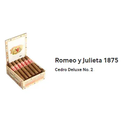Romeo y Juliet Cedro #2 - 25wd