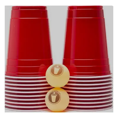 Beer Pong Kit (2 balls, 20 cups) - 2ct