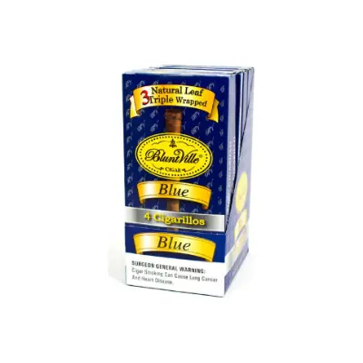 BluntVille Pk Cigarillo Blue - 6/4pk