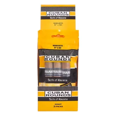 Cuban Rounds Robusto 5x50 - 8/3pk