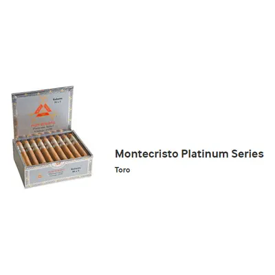 Montecristo Platinum Toro - 27wd