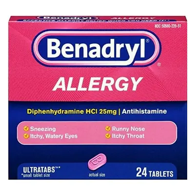 Benadryl Allergy 24pk - 1ct