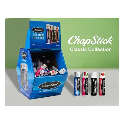 Chapstick Assorted Display - 72ct
