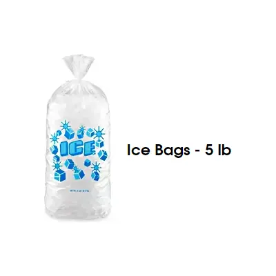 Bags Ice 5lb 9x3x18 - 1000ct