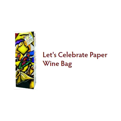Bags Wine Gift Lets Celebrate - 12ct