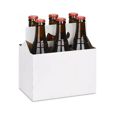 Bottle Carriers - White Cardboard - 280ct