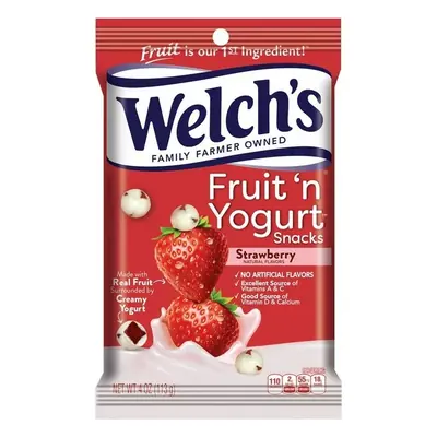 Welchs Peg Strawberry Fruit&Yogurt 4.25oz - 12ct
