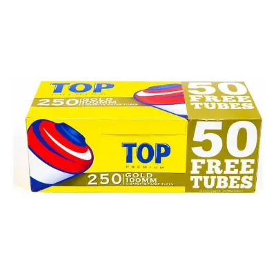 Top Tubes 100mm Gold -4/250ct