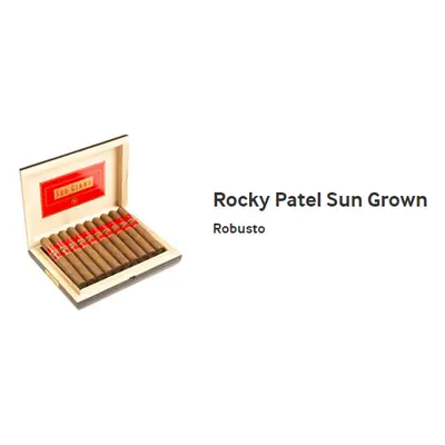 Rocky Patel Sun Grwn Rbsto Sumatra - 20ct