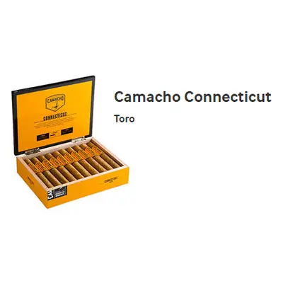 Camacho Connecticut Toro - 20ct