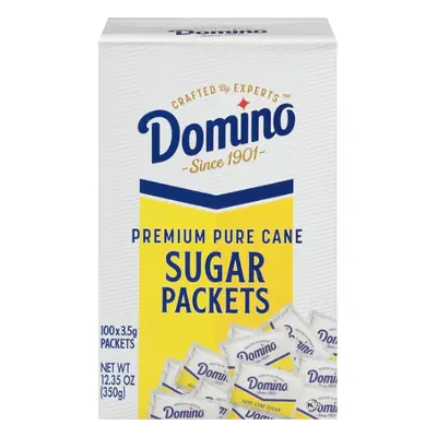 Sugar, Domino Packets - 100ct