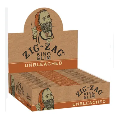 Zig Zag Unbleached King Slim - 24ct
