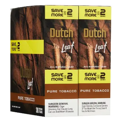 Dutch Leaf Pure Tobacco Save/2 - 30/2pk